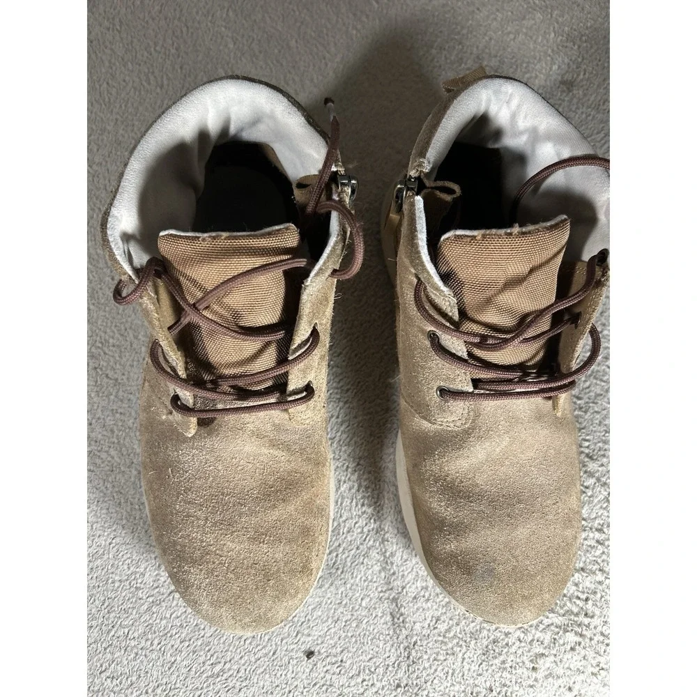 UGG 1125410K Chestnut Tan Suede Chukka Sneaker Boots Youth Size 4 Zip